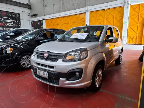 Fiat Uno Like usado (2018) color Gris Scandium financiado en mensualidades(enganche $36,000 mensualidades desde $3,200)