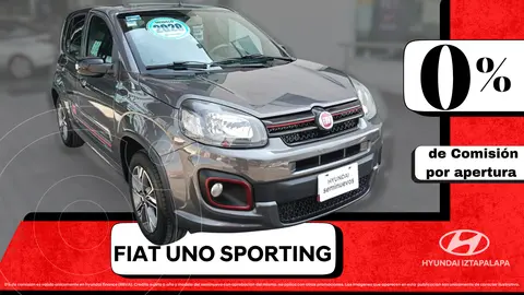 Fiat Uno Sporting usado (2020) color Gris precio $180,000