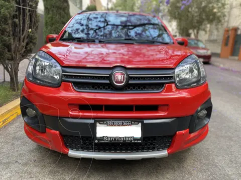Fiat Uno Way usado (2018) color Rojo precio $182,000