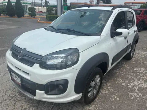 Fiat Uno Way usado (2020) color Blanco financiado en mensualidades(enganche $33,600 mensualidades desde $3,666)