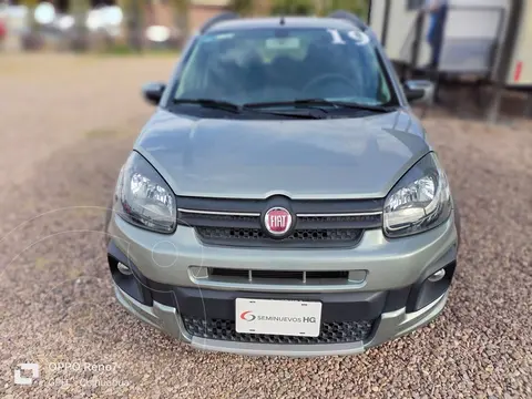 Fiat Uno Way usado (2019) color Gris precio $183,000