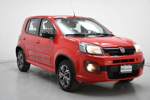 Fiat Uno Sporting usado (2020) color Rojo financiado en mensualidades(enganche $49,000 mensualidades desde $3,855)