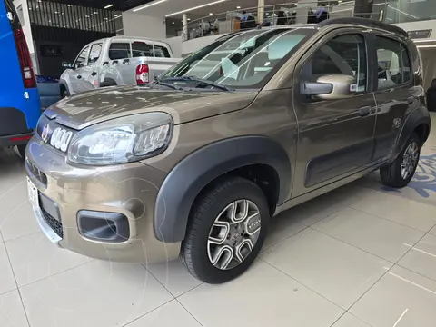 Fiat Uno Way usado (2015) color caf precio $129,990
