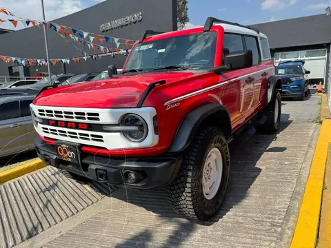 Ford Bronco Sport Heritage 1.5L usado (2023) color Rojo financiado en mensualidades(enganche $340,625 mensualidades desde $26,047)
