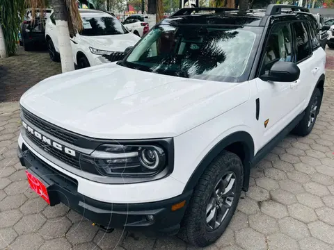 Ford Bronco Sport Badlands usado (2023) color Blanco financiado en mensualidades(enganche $160,444 mensualidades desde $14,251)