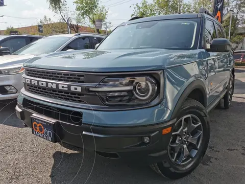 Ford Bronco Sport Badlands usado (2021) color Azul financiado en mensualidades(enganche $152,328 mensualidades desde $11,648)