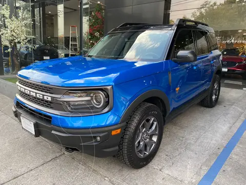 Ford Bronco Sport Badlands usado (2022) color Azul financiado en mensualidades(enganche $162,800 mensualidades desde $22,197)
