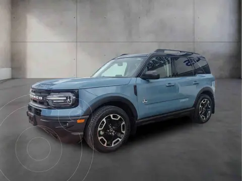 Ford Bronco Sport Outer Banks usado (2021) color Azul financiado en mensualidades(enganche $96,580 mensualidades desde $9,524)