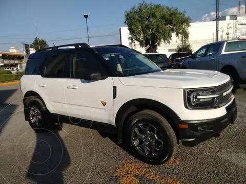 Ford Bronco Sport Badlands usado (2022) color Blanco financiado en mensualidades(enganche $109,536 mensualidades desde $11,950)