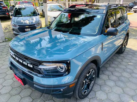 Ford Bronco Sport Outer Banks usado (2021) color Azul financiado en mensualidades(enganche $129,806 mensualidades desde $11,530)