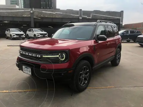 Ford Bronco Sport Badlands usado (2021) color Rojo financiado en mensualidades(enganche $119,600 mensualidades desde $16,179)