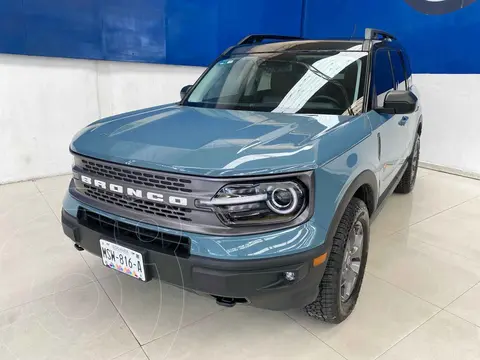 Ford Bronco Sport Badlands usado (2022) color Azul financiado en mensualidades(enganche $181,250 mensualidades desde $13,027)
