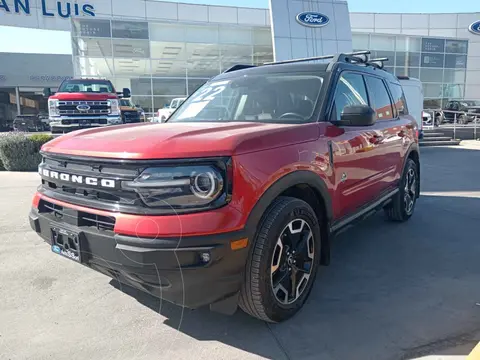 Ford Bronco Sport Outer Banks usado (2022) color Rojo financiado en mensualidades(enganche $109,780 mensualidades desde $10,825)