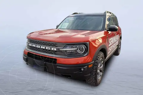 Ford Bronco Sport Badlands usado (2022) color Rojo financiado en mensualidades(enganche $171,250 mensualidades desde $12,416)