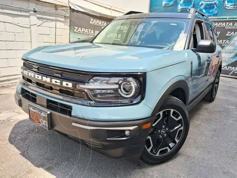 Ford Bronco Outer Banks 4 Puertas usado (2022) color Azul financiado en mensualidades(enganche $155,325 mensualidades desde $11,878)