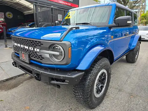 Ford Bronco Badlands 4 Puertas usado (2022) color Azul financiado en mensualidades(enganche $374,618 mensualidades desde $23,290)