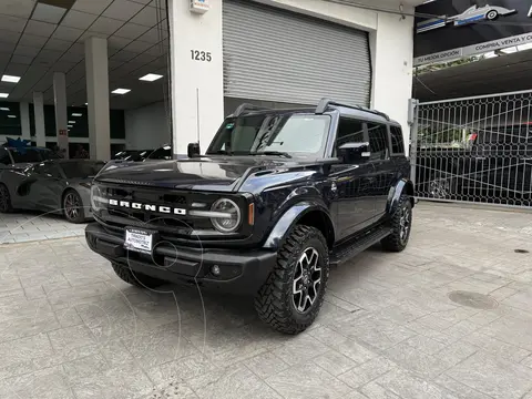 Ford Bronco Outer Banks 4 Puertas usado (2021) color Azul financiado en mensualidades(enganche $180,000 mensualidades desde $24,932)