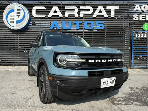 Ford Bronco Outer Banks 4 Puertas usado (2022) color Azul Claro financiado en mensualidades(enganche $116,380 mensualidades desde $12,129)