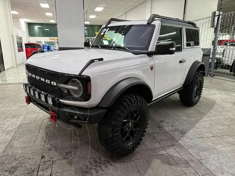 Ford Bronco Badlands 2 Puertas usado (2021) color Blanco financiado en mensualidades(enganche $180,000 mensualidades desde $24,452)