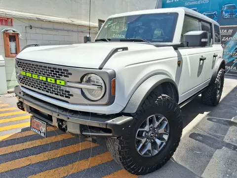 Ford Bronco Badlands 2 Puertas usado (2021) color Blanco financiado en mensualidades(enganche $293,750 mensualidades desde $21,297)