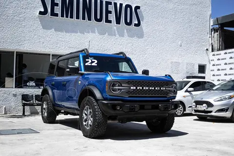 Ford Bronco Badlands 4 Puertas usado (2022) color Azul Electrico precio $1,335,000