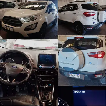 Ford EcoSport Freestyle 1.5L usado (2017) color Blanco Oxford financiado en cuotas(anticipo $8.200.000)