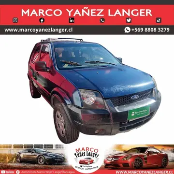 Ford Ecosport S 1.6L usado (2007) color Azul precio $3.990.000