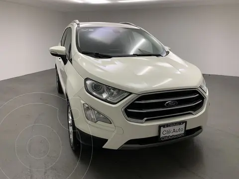 Ford Ecosport Titanium usado (2020) color Blanco financiado en mensualidades(enganche $60,000 mensualidades desde $9,300)