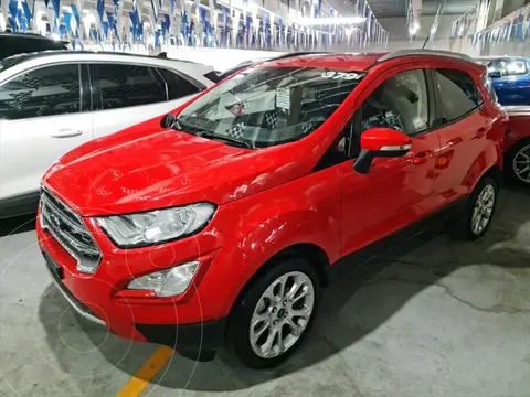 Ford Ecosport Titanium usado (2020) color Rojo financiado en mensualidades(enganche $74,000 mensualidades desde $10,429)