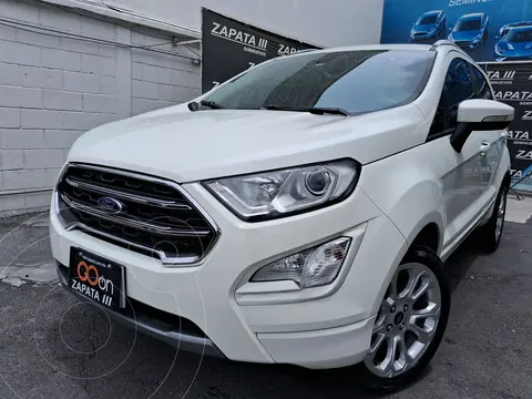 Ford Ecosport Titanium usado (2020) color Blanco financiado en mensualidades(enganche $99,750 mensualidades desde $8,367)