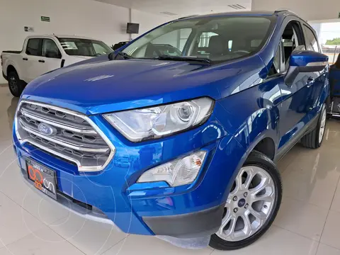 Ford Ecosport Titanium usado (2020) color Azul financiado en mensualidades(enganche $114,450 mensualidades desde $8,752)