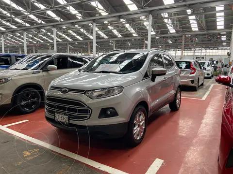 Ford Ecosport Titanium Aut usado (2017) color Gris Mercurio financiado en mensualidades(enganche $65,000 mensualidades desde $5,500)