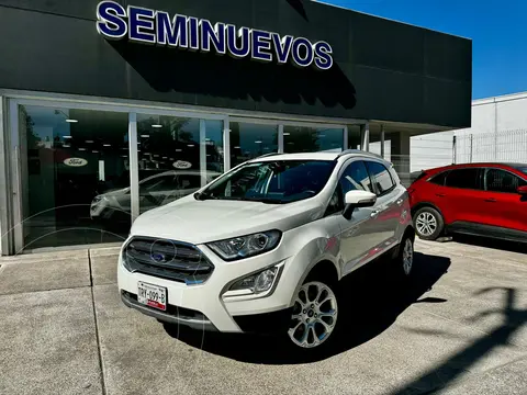 Ford Ecosport Titanium usado (2020) color Blanco financiado en mensualidades(enganche $65,780 mensualidades desde $7,385)