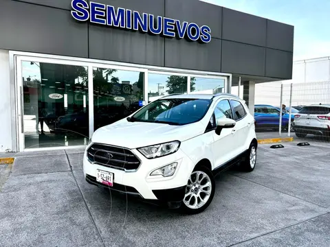 Ford Ecosport Titanium usado (2021) color Blanco financiado en mensualidades(enganche $75,900 mensualidades desde $8,521)