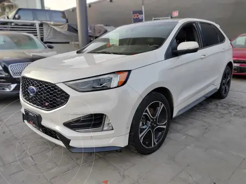 Ford Edge ST 2.7L usado (2019) color Blanco financiado en mensualidades(enganche $122,625 mensualidades desde $9,377)