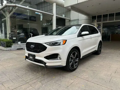 Ford Edge ST 2.7L usado (2019) color Blanco financiado en mensualidades(enganche $146,066 mensualidades desde $15,543)