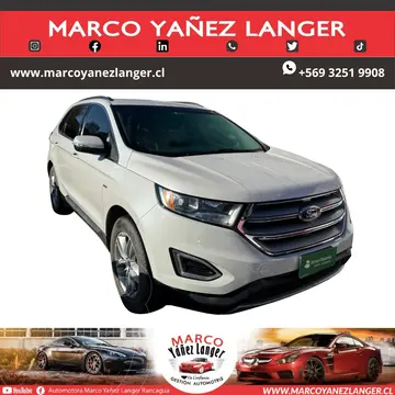 Ford Edge 2.0L SE Ecoboost 4x2 usado (2019) color Blanco precio $15.990.000