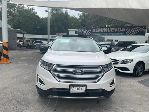 Ford Edge Titanium usado (2018) color Blanco Platinado financiado en mensualidades(enganche $61,033 mensualidades desde $15,961)