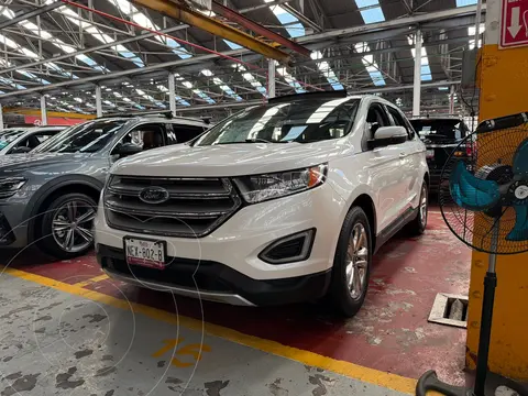 Ford Edge SEL PLUS usado (2018) color Blanco Platinado financiado en mensualidades(enganche $69,000 mensualidades desde $6,300)