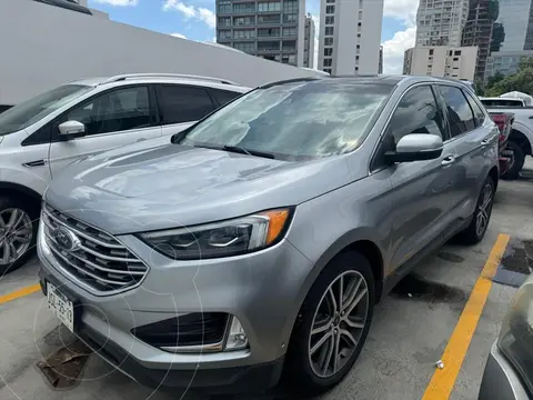 Ford Edge Titanium usado (2020) color Gris precio $498,000