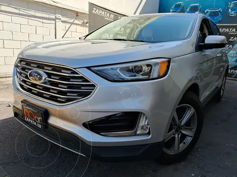 Ford Edge SEL PLUS usado (2019) color plateado financiado en mensualidades(enganche $131,250 mensualidades desde $9,516)