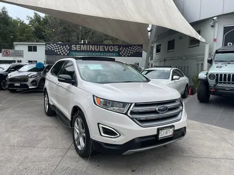 Ford Edge Titanium usado (2018) color Blanco Platinado financiado en mensualidades(enganche $61,033 mensualidades desde $15,961)