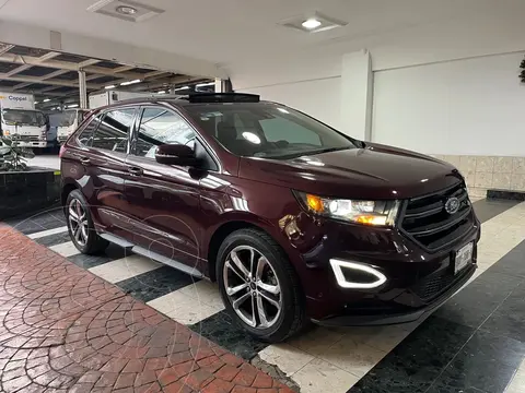 Ford Edge Sport usado (2017) color Rojo Rubi precio $310,000