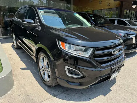 Ford Edge Titanium usado (2017) color Negro Profundo financiado en mensualidades(enganche $37,900 mensualidades desde $18,029)