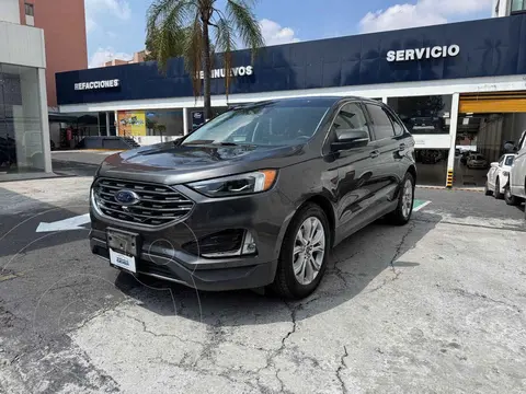 Ford Edge Titanium usado (2019) color Gris financiado en mensualidades(enganche $107,366 mensualidades desde $11,425)