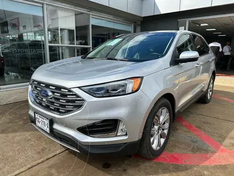 Ford Edge Titanium usado (2019) color Plata financiado en mensualidades(enganche $145,750 mensualidades desde $8,526)