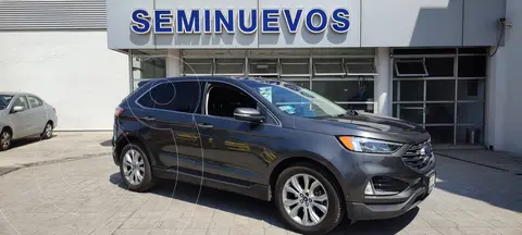 Ford Edge Titanium usado (2019) color Gris financiado en mensualidades(enganche $134,490 mensualidades desde $11,945)