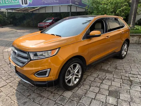 Ford Edge Titanium usado (2015) color Naranja precio $359,000