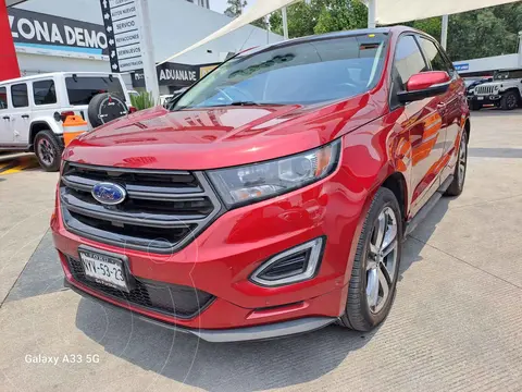 Ford Edge Sport usado (2016) color Rojo financiado en mensualidades(enganche $93,000 mensualidades desde $14,917)