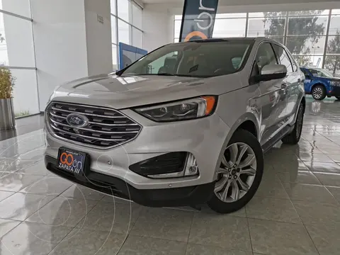 Ford Edge Titanium usado (2019) color plateado precio $350,000